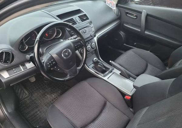 Mazda 6 cena 24990 przebieg: 190000, rok produkcji 2011 z Kutno małe 407